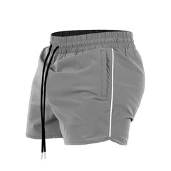 Sports Short Shorts Zipper Pocket Stretch Training Pant