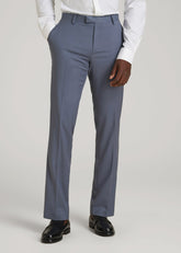 Suit Trousers for Tall Men in Blue Slate