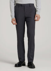 Suit Trousers for Tall Men in Mid Grey