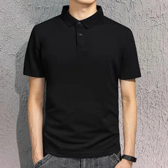 Men's Women's Casual Shirt Short Sleeve Solid Color Casual Polyester Summer Work Clothes