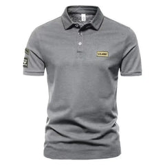 Summer New Collar Sport Men's Polo Shirt Fashionable and Casual Men's Short Sleeved T-shirt