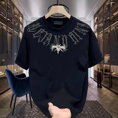 Heavy-weight High-end American-style Short-sleeved Men's T-shirt Popular Loose Summer Men's Top