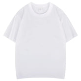 Cotton High Quality Unisex T-shirt 100% Cotton Summer Oversized Men's T-shirt Round Neck Solid Color Blank T-shirt for Men