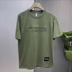 Summer Loose Hong Kong Style Short-sleeved Men's T-shirt Trendy Half-sleeved Top Korean Style All-match Men's T-shirt