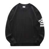 Waffley Men's Sweatshirt Spring and Autumn New Men's Crewneck Pullover Loose Sweatshirt Top Trendy Long Sleeve T-shirt