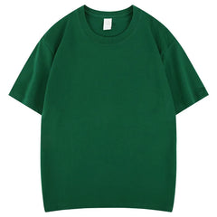 Cotton High Quality Unisex T-shirt 100% Cotton Summer Oversized Men's T-shirt Round Neck Solid Color Blank T-shirt for Men