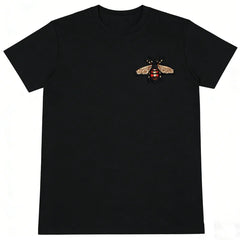 Cotton Embroidery Insect Short-sleeved T-shirt Distinctive Trendy Cotton T-shirt for Boys