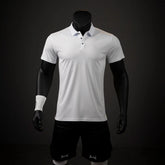 New Collection Quick Dry Polo Men's Spring Outdoor Sports Breathable Antibacterial Micro Elastic Short Sleeve Shirts