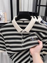 Summer New Men's Short-sleeved T-shirt Fashion Brand Hip-hop turndown Base Shirt Top for Men