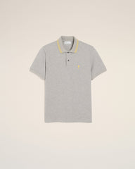 Grey Cotton Ami De Coeur Polo