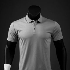 New Collection Quick Dry Polo Men's Spring Outdoor Sports Breathable Antibacterial Micro Elastic Short Sleeve Shirts