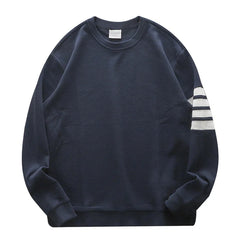 Waffley Men's Sweatshirt Spring and Autumn New Men's Crewneck Pullover Loose Sweatshirt Top Trendy Long Sleeve T-shirt