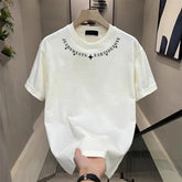 Unisex Heavyweight Cotton Short Sleeve T-Shirt Summer New Arrival Chinese Trendy Style Couple-Friendly Casual Top