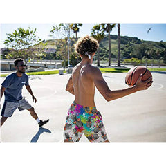 Paint & Animals Design Beach Shorts Pants Swimsuit Tropical Summer Casual Mens Swim Trunks 3D Print Board Shorts Cool Ice Shorts Pants