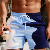 Men's Sports Shorts Quick Drying Pants Fashion Color Block Sport Pants Summer Gym Pant Workout Pant Men Women Beach Short Pants
