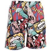 Men Board Shorts Summer Quick Dry Beach Shorts Swimsuit Woman homme Fashion Swim Trunks 3D Printed Bermuda Surf Ice Shorts
