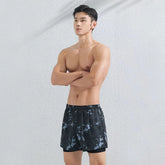 (L-5XL)Swimming Trunks Men Hot Springs Sport Shorts Quick Dry Anti Embarrassment Beach Short Pants Loose Swimsuit