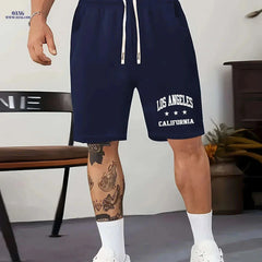 Casual Men's Fashion Print Shorts - Drawstring, Lightweight & Comfortable