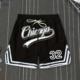 Casual Men's Polyester Chicago Shorts - Solid Color, Regular Fit