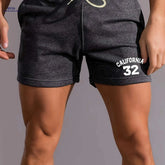 Men's Casual Athletic Shorts - Breathable Polyester with Pockets