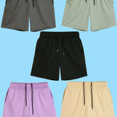 Men's Casual Drawstring Shorts - Moisture-Wicking, Side Pockets