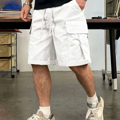Men's Fashionable Workwear Shorts - Comfortable Loose Fit & Durable Design