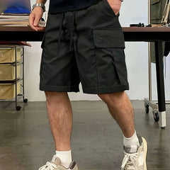 Men's Fashionable Workwear Shorts - Comfortable Loose Fit & Durable Design