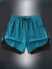 Men's Quick-Dry Athletic Swim Shorts - Lightweight, Breathable Fit