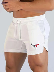 Men's Quick-Dry Fitness Shorts - Lightweight Knit & Three-String Waist