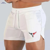 Men's Quick-Dry Fitness Shorts - Lightweight Knit & Three-String Waist