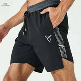Men's Quick-Dry Swim Shorts - Reflective Loose-Fit for Water Sports