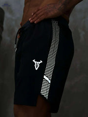 Men's Quick-Dry Swim Shorts - Reflective Loose-Fit for Water Sports