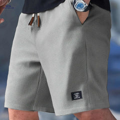 Men's Textured Woven Casual Shorts - Perfect for Everyday Outings