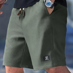 Men's Textured Woven Casual Shorts - Perfect for Everyday Outings