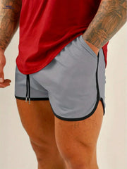 Summer Breathable Mesh Men's Shorts - Slim Fit Running & Fitness