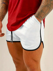 Summer Breathable Mesh Men's Shorts - Slim Fit Running & Fitness