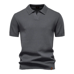 Summer High Quality Pineapple Pattern Polo Shirt Men Business Seagull Collar Men's Short Sleeve Sweater Polo