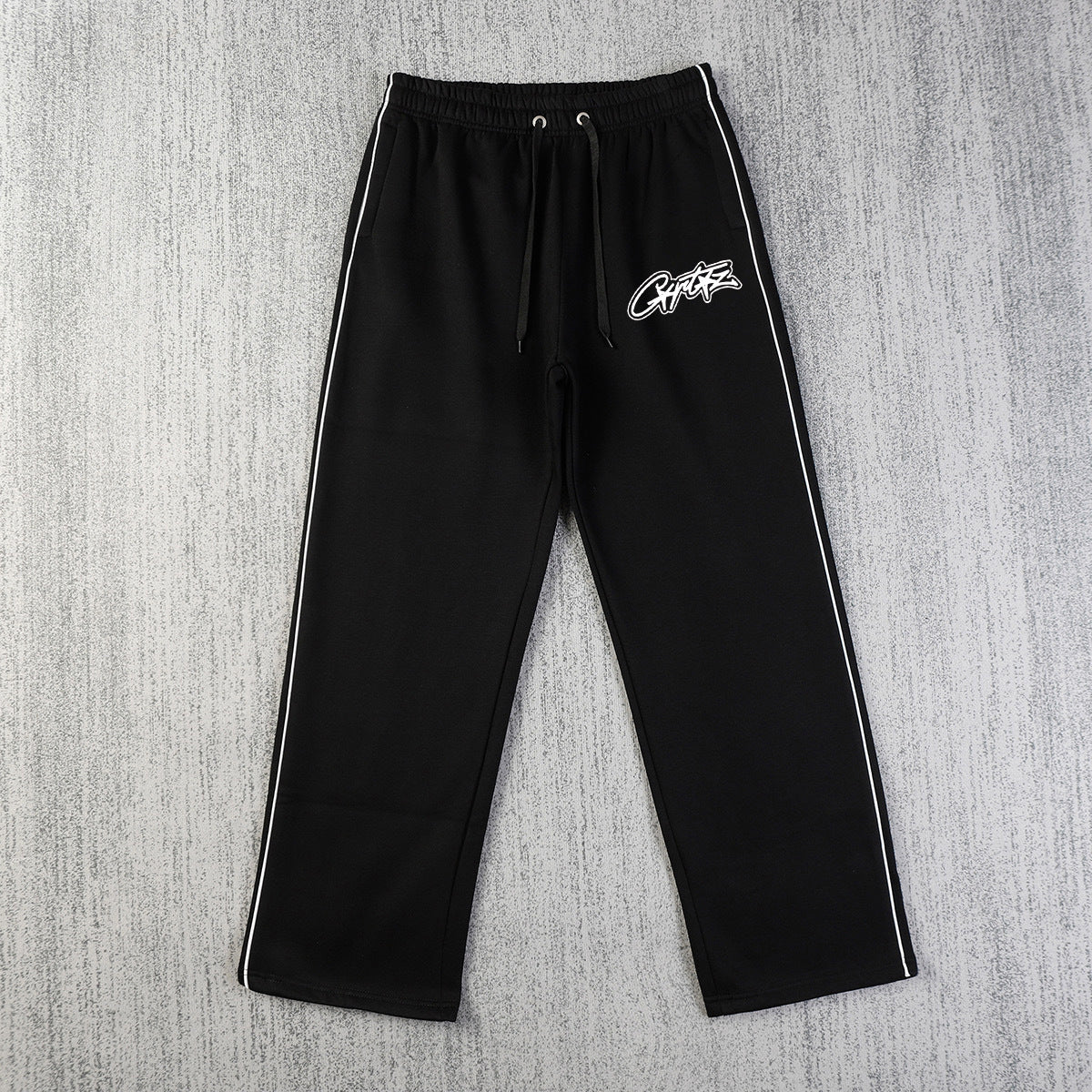 Zippered Casual Pants Set