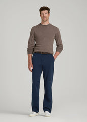 4 Way Stretch Commuter RELAXED Chino Pants for Tall Men in Navy Blue