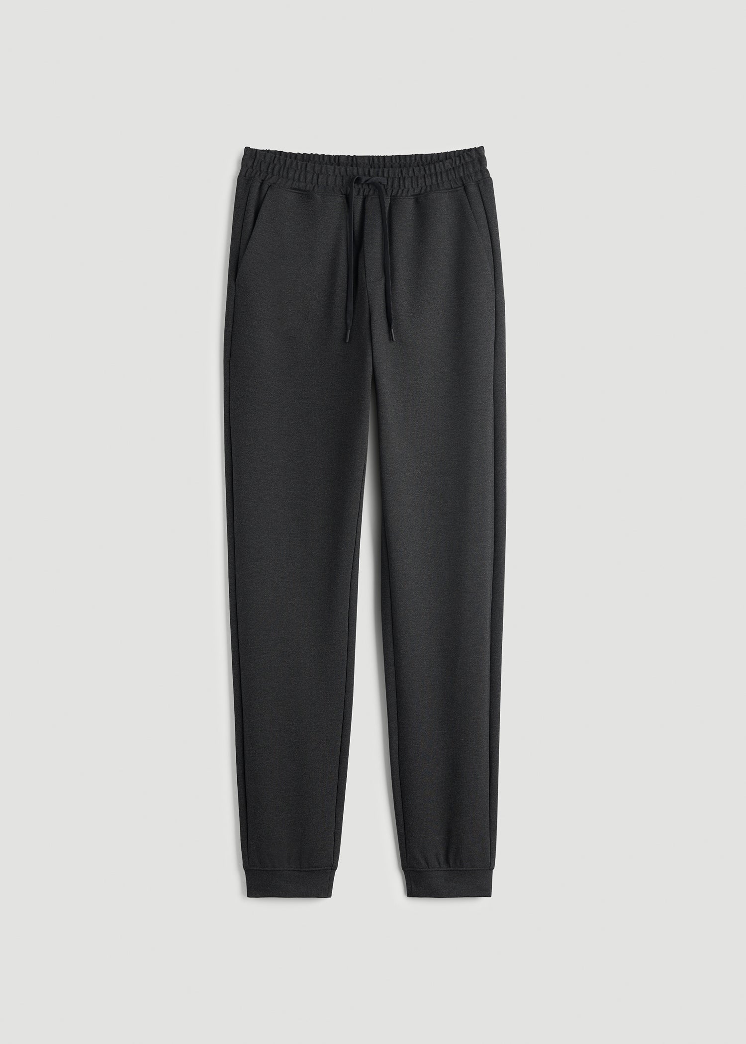 Flex Ponte Jogger for Tall Men in Dark Charcoal Heather