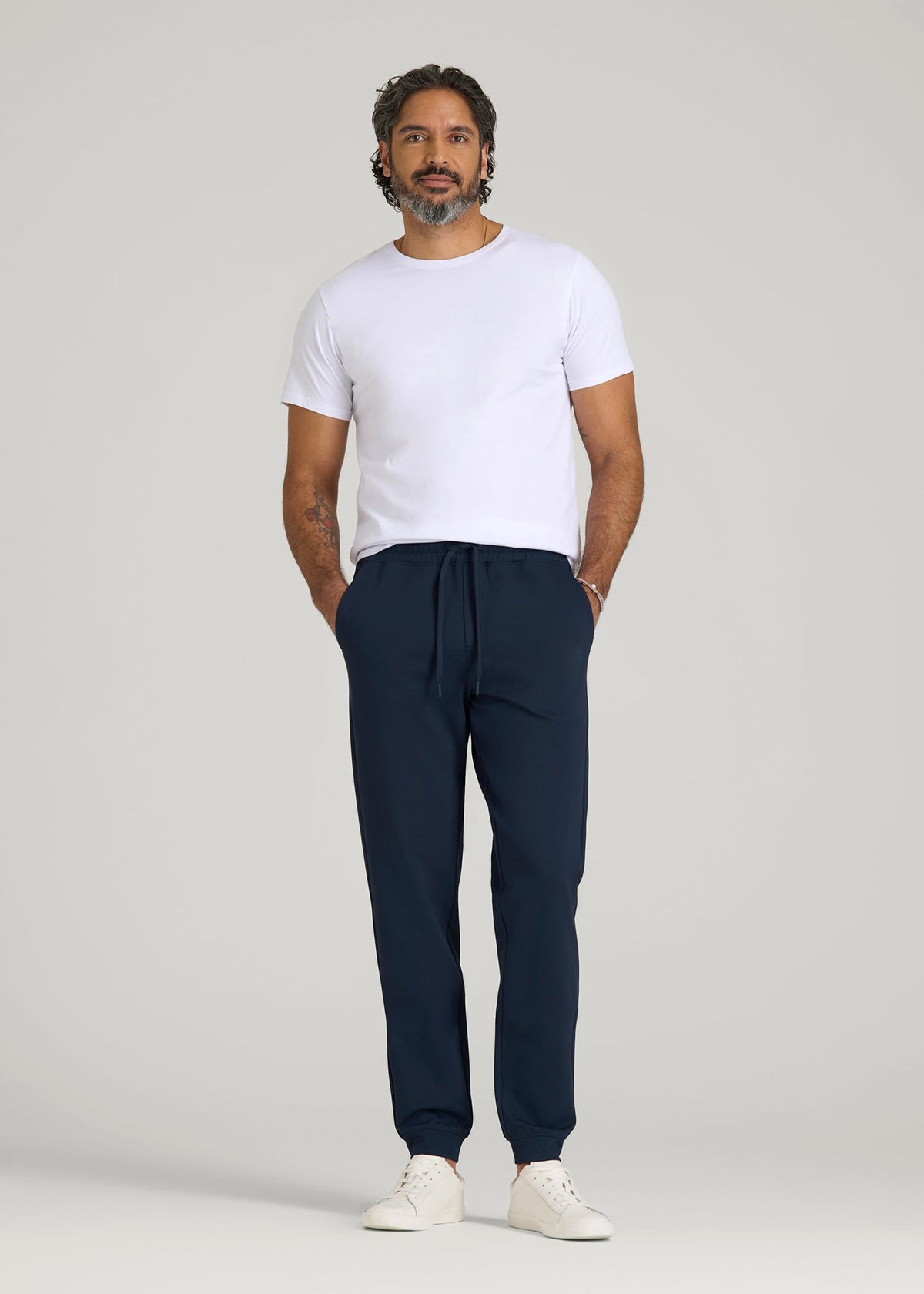 Flex Ponte Jogger for Tall Men in Navy