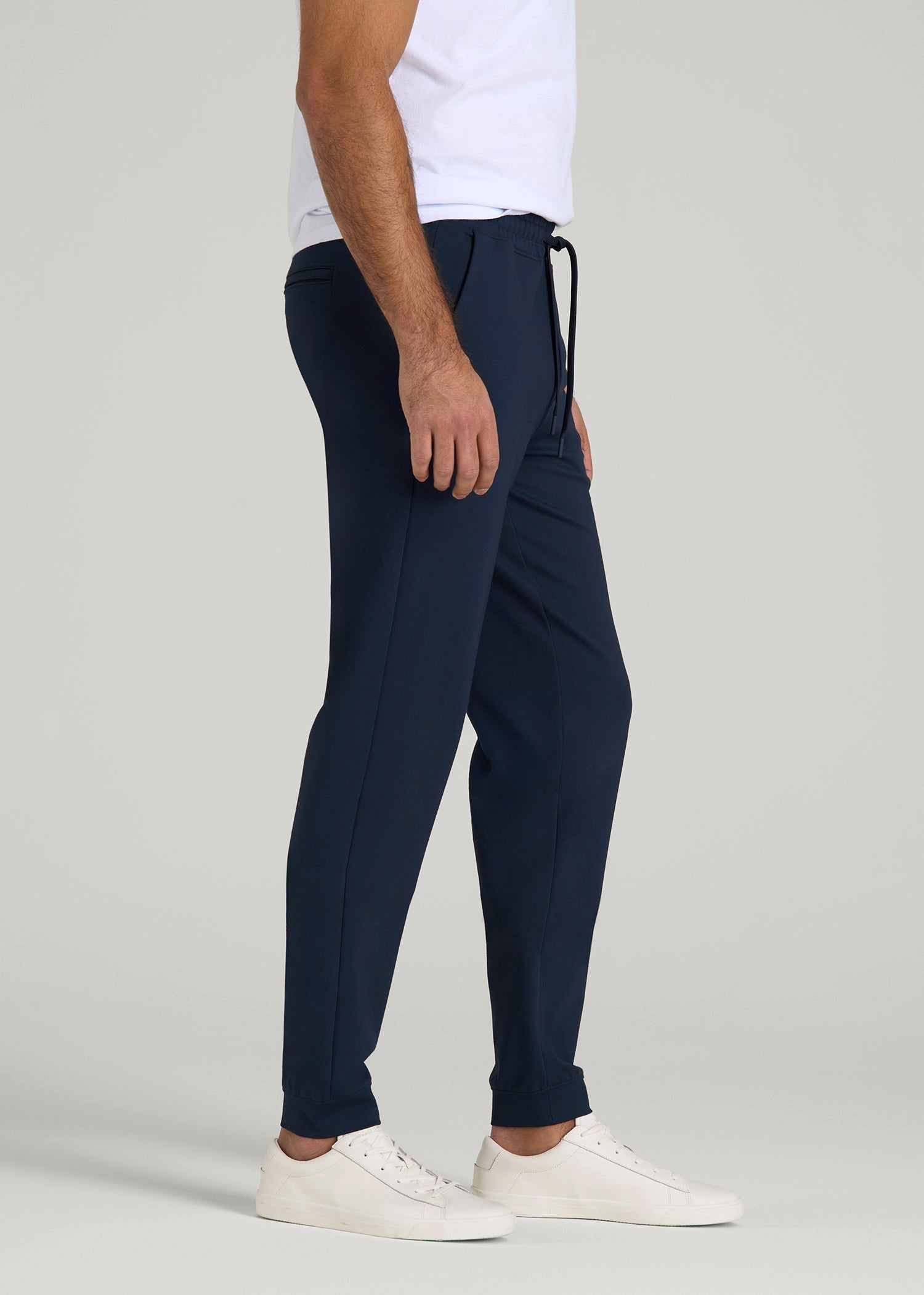 Flex Ponte Jogger for Tall Men in Navy