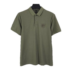 Summer Short-sleeved Polo Shirt Half-sleeved T-shirt Regular Shoulder Men's T-shirt Turnaround Shirt