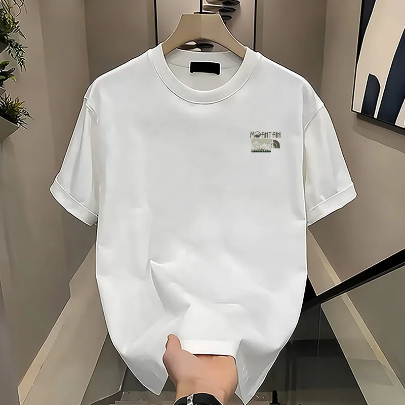 All-match Short-sleeve Men's T-shirt New Arrival Summer Trendy Brand Niche High Street American Style Loose Top
