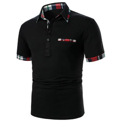 New Plus Size Men's Casual Fashion Printed Polo Shirt - Short Sleeve Lapel T-Shirt