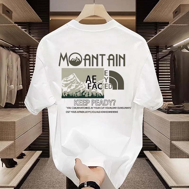 All-match Short-sleeve Men's T-shirt New Arrival Summer Trendy Brand Niche High Street American Style Loose Top