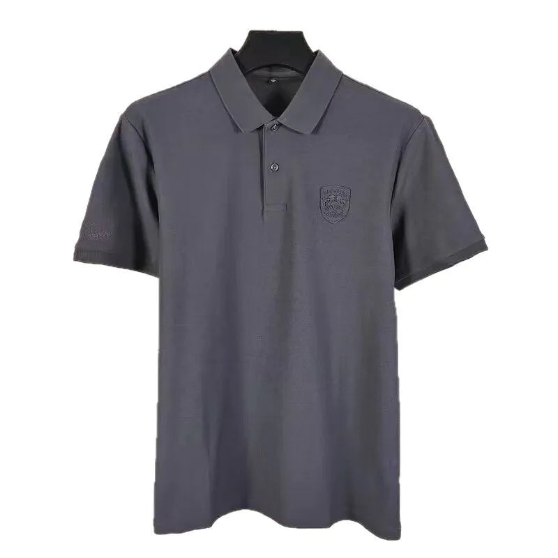 Summer Short-sleeved Polo Shirt Half-sleeved T-shirt Regular Shoulder Men's T-shirt Turnaround Shirt