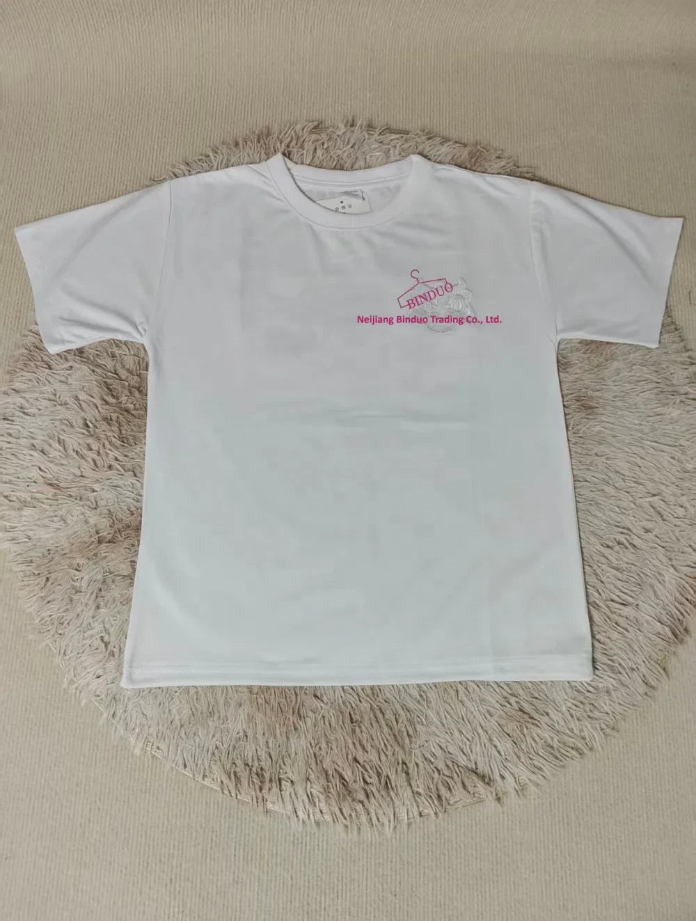 Embroidered Short-sleeved Men's T-shirt Summer New Casual Half-sleeved T-shirt Youth Base Shirt