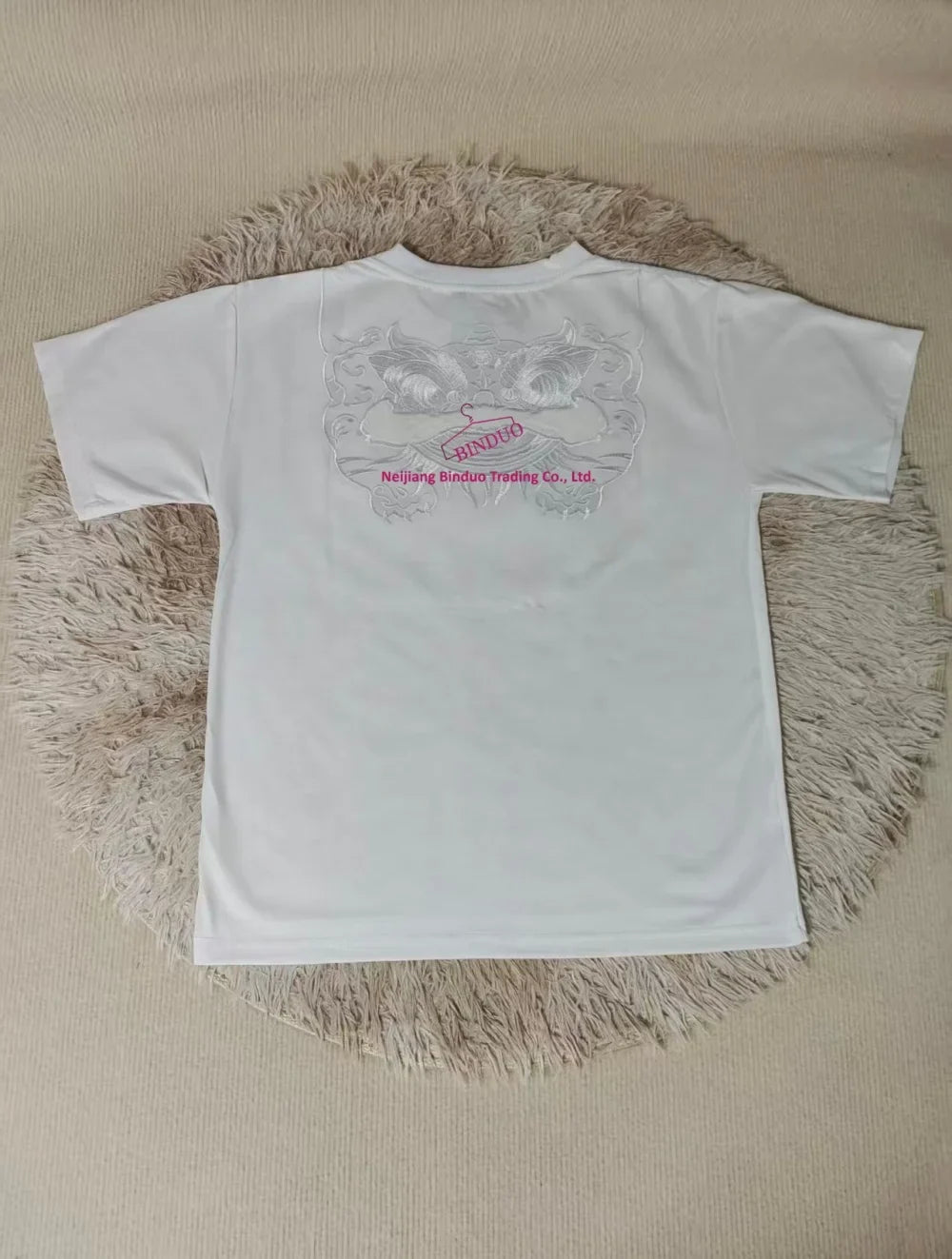 Embroidered Short-sleeved Men's T-shirt Summer New Casual Half-sleeved T-shirt Youth Base Shirt