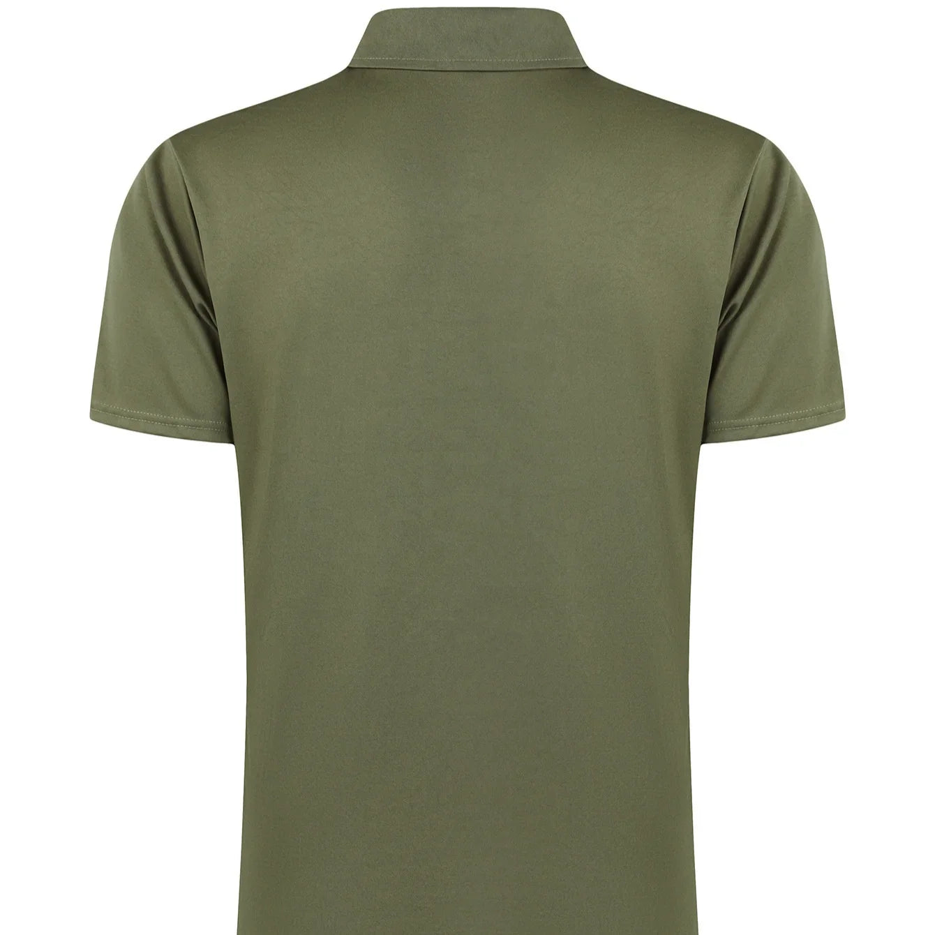 Men's Fashion Solid Color Short Sleeve Zipper Slim Fit Casual T-shirt